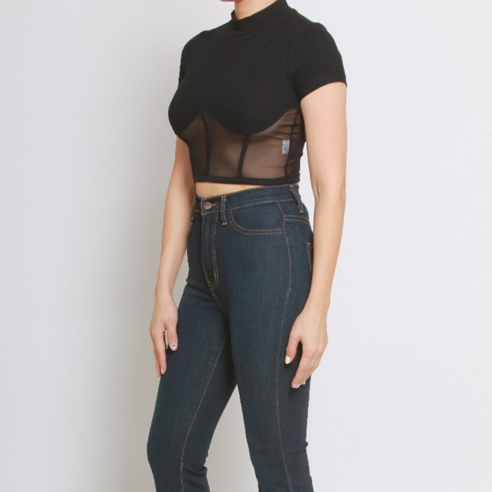 Mesh Crop Top - Picture 3 of 3